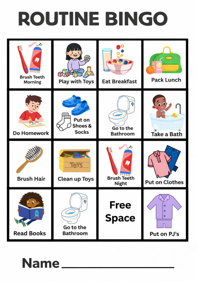 Routine Bingo Kit