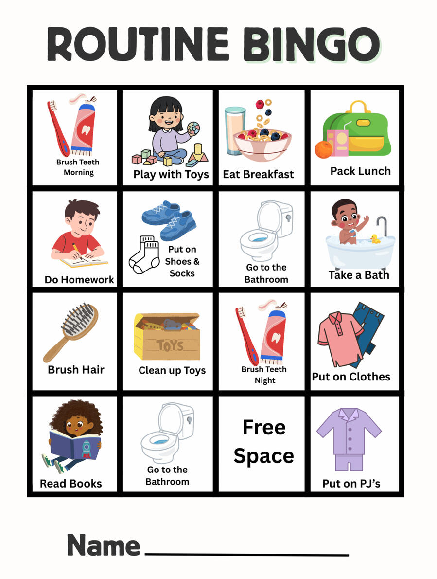 Routine Bingo
