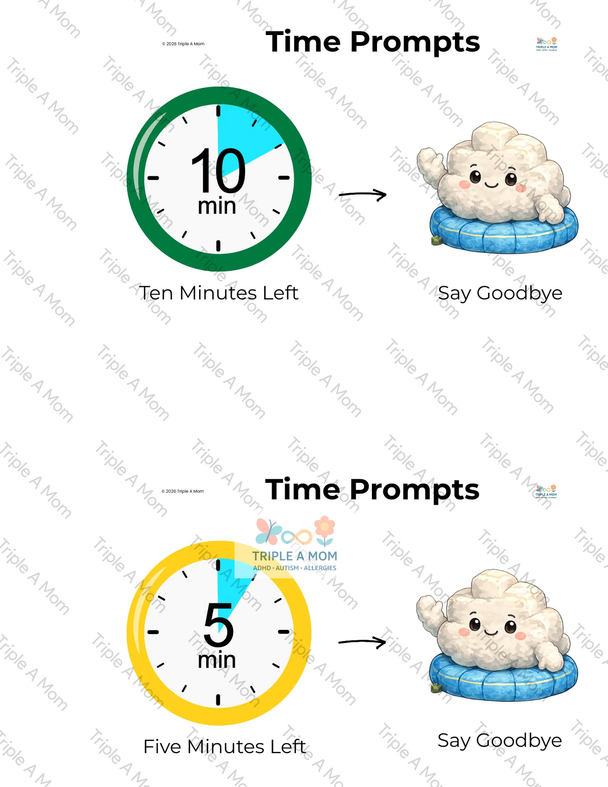 On-the-Go Support Cards, travel-size visual supports on a key ring (preview 5 of 5)