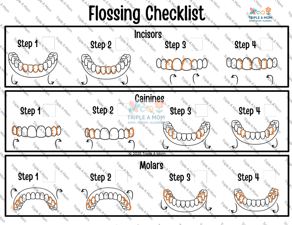 Hygiene Kit printable visual checklists for bathroom routines (preview 5 of 8)