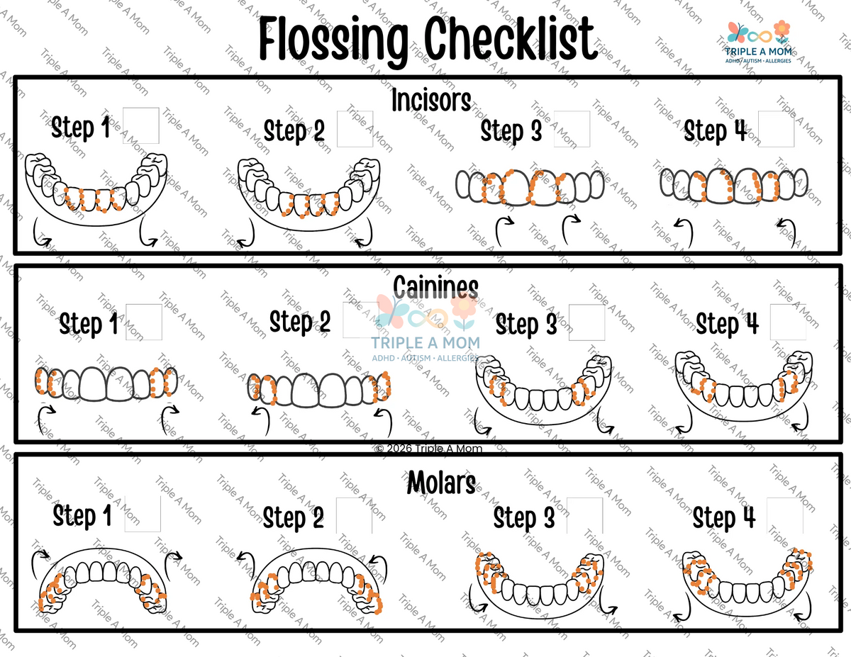 Hygiene Kit printable visual checklists for bathroom routines (preview 5 of 8)