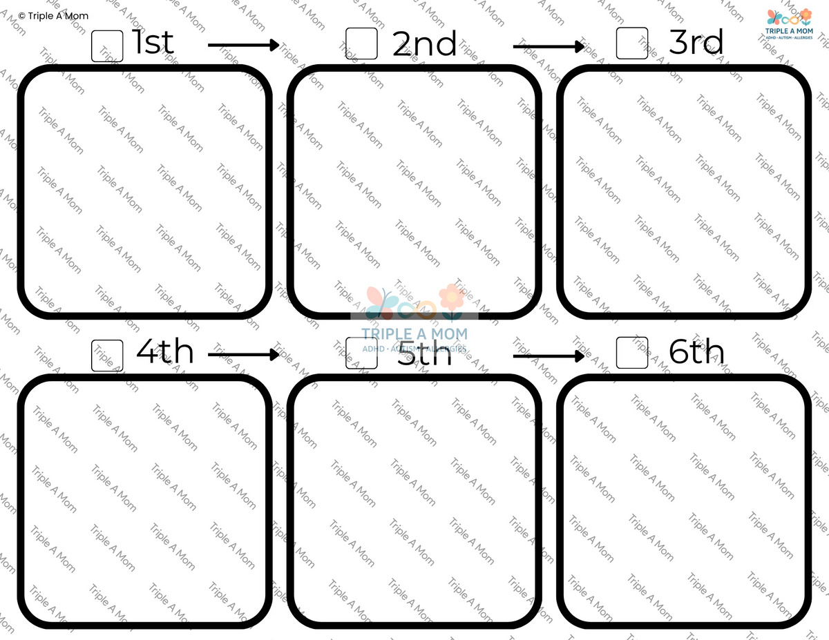 My Day Kit printable If-Then and To Do/Done visual schedule boards (preview 4 of 6)