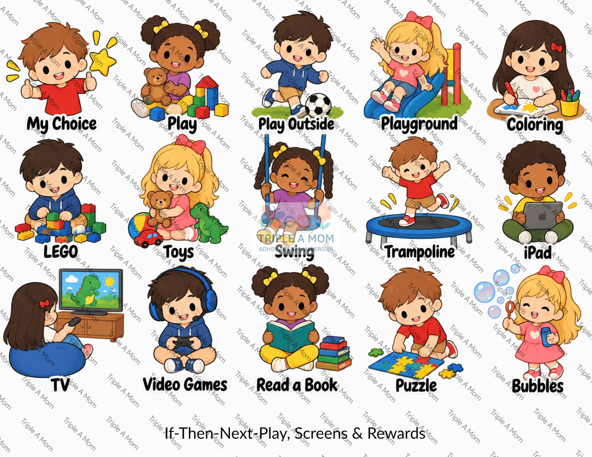My Day Kit printable If-Then and To Do/Done visual schedule boards (preview 3 of 6)