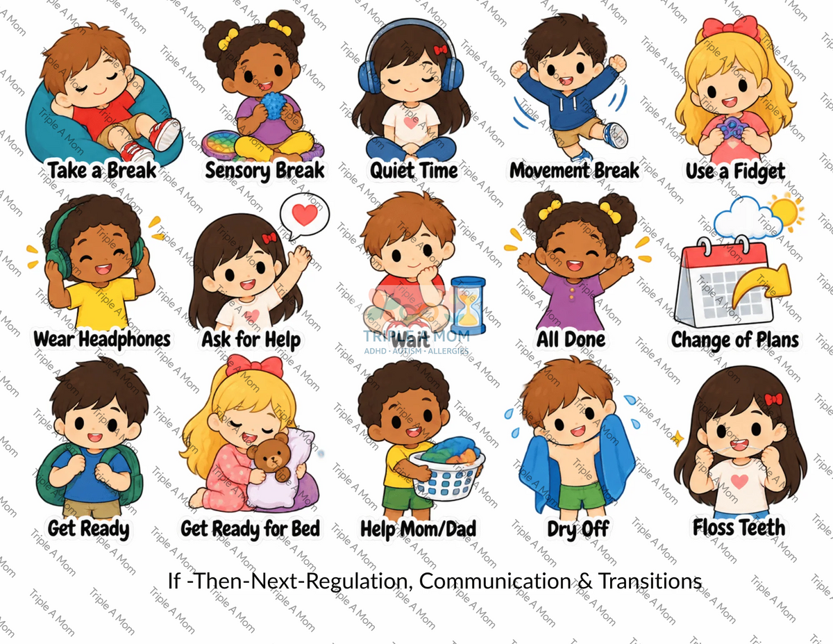 My Day Kit printable If-Then and To Do/Done visual schedule boards (preview 2 of 6)