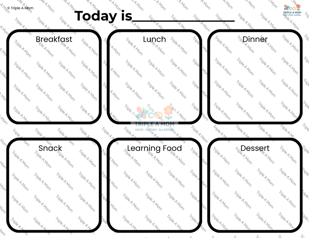 Meal Planning Kit printable food choice boards and cards (preview 2 of 6)