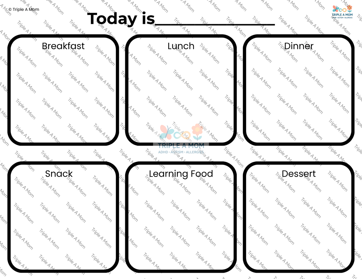 Meal Planning Kit printable food choice boards and cards (preview 2 of 6)