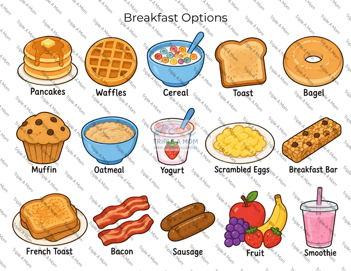 Meal Planning Kit printable food choice boards and cards (preview 3 of 6)