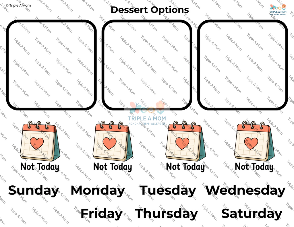 Meal Planning Kit printable food choice boards and cards (preview 4 of 6)