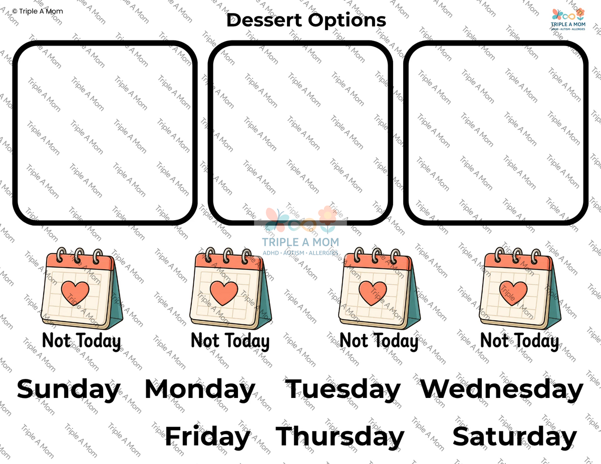 Meal Planning Kit printable food choice boards and cards (preview 4 of 6)
