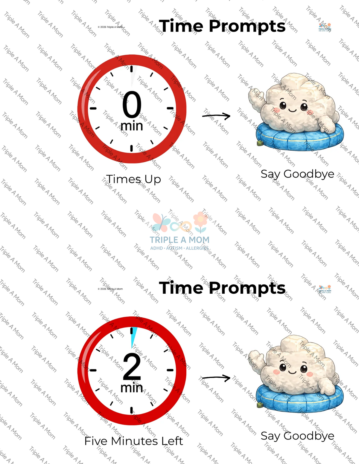 On-the-Go Support Cards, travel-size visual supports on a key ring (preview 4 of 5)