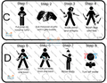 Shower Checklist with 16 picture steps