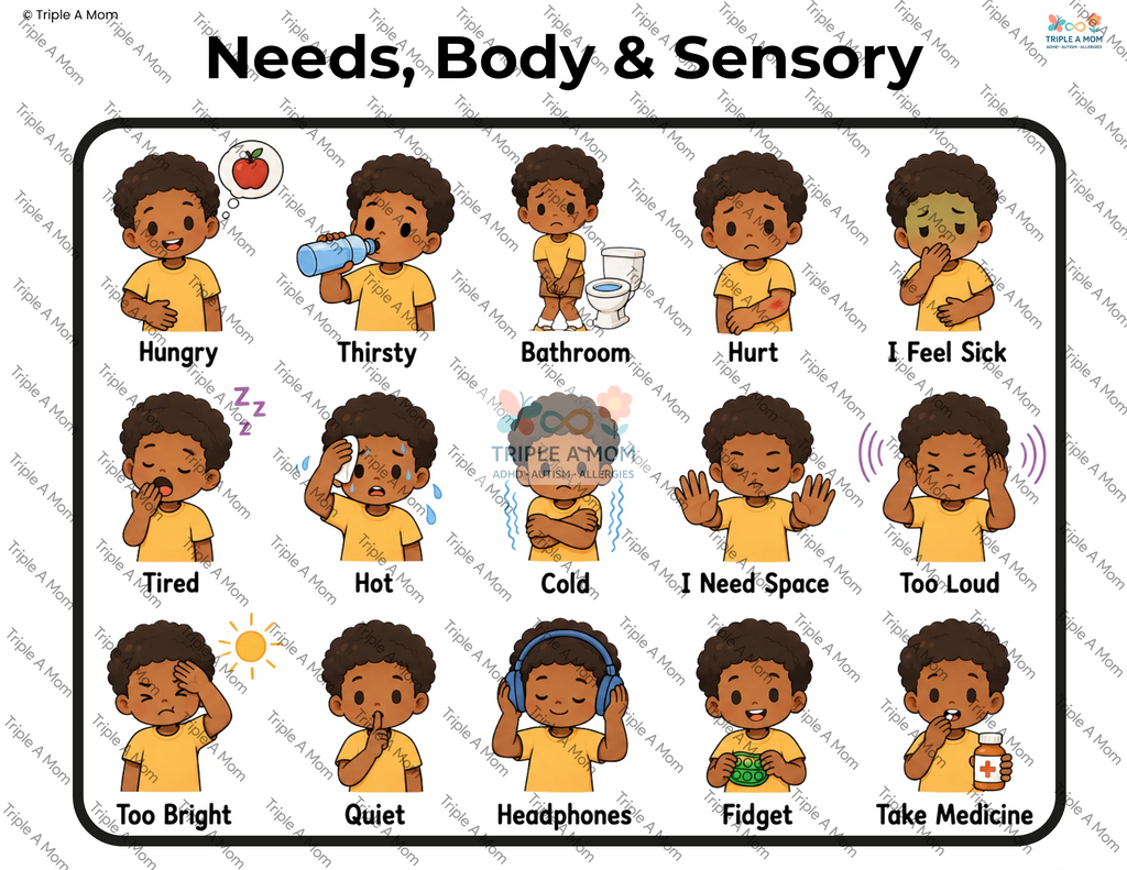 Communication Cards printable picture cards for kids (preview 1 of 6)