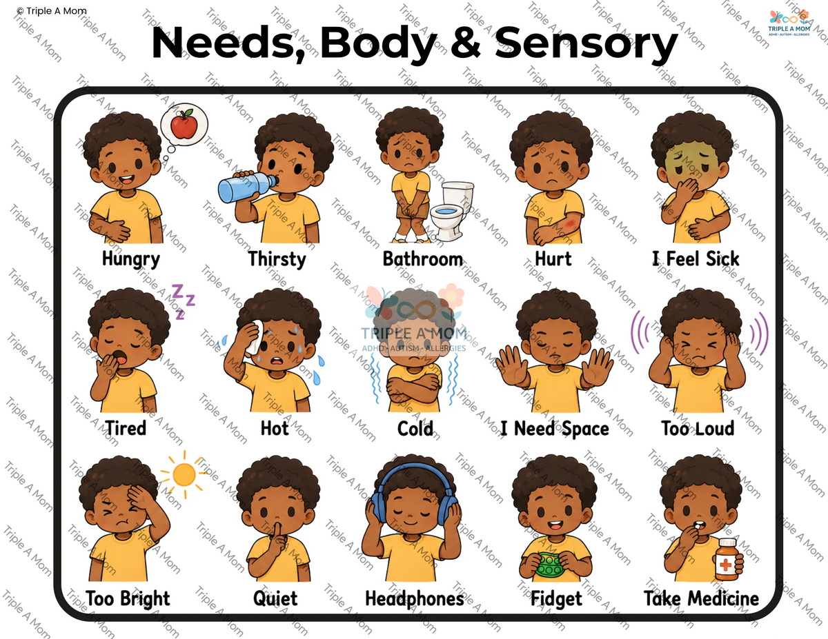 Communication Cards printable picture cards for kids (preview 1 of 6)
