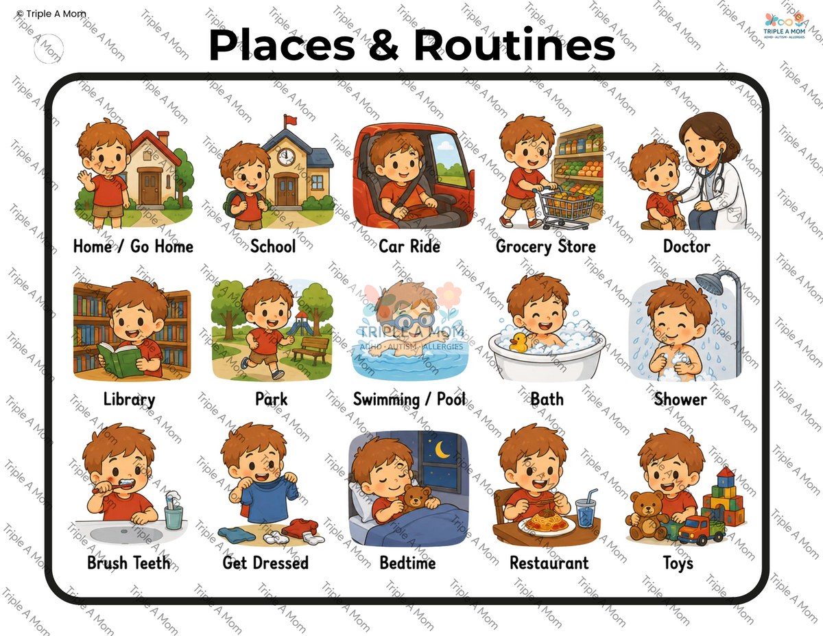 Communication Cards printable picture cards for kids (preview 4 of 6)