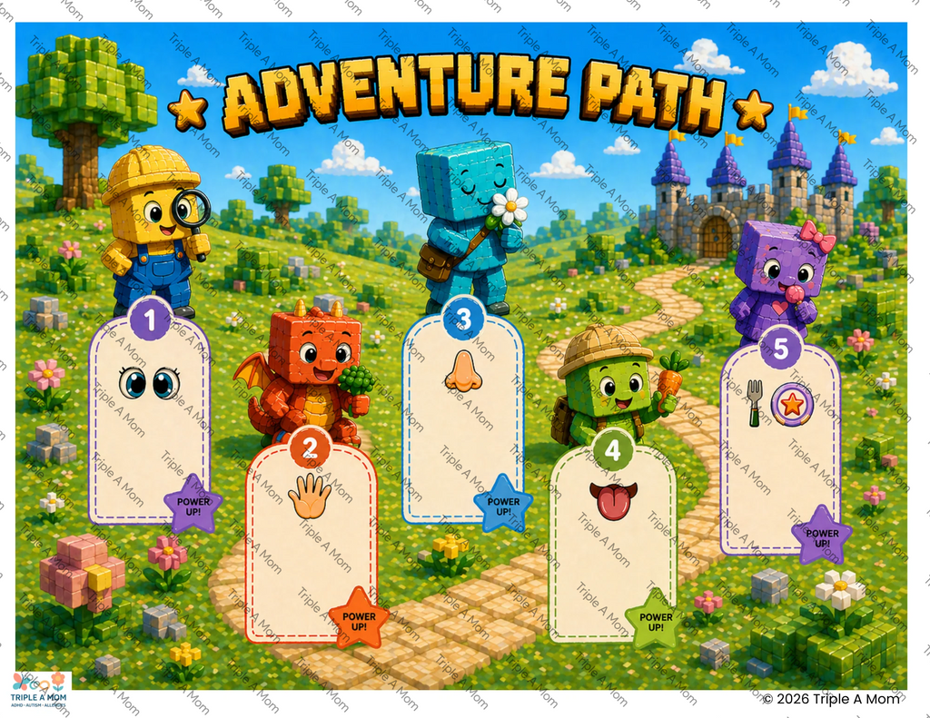 Dinner Buddies printable food exploration game for picky eaters (preview 4 of 5)