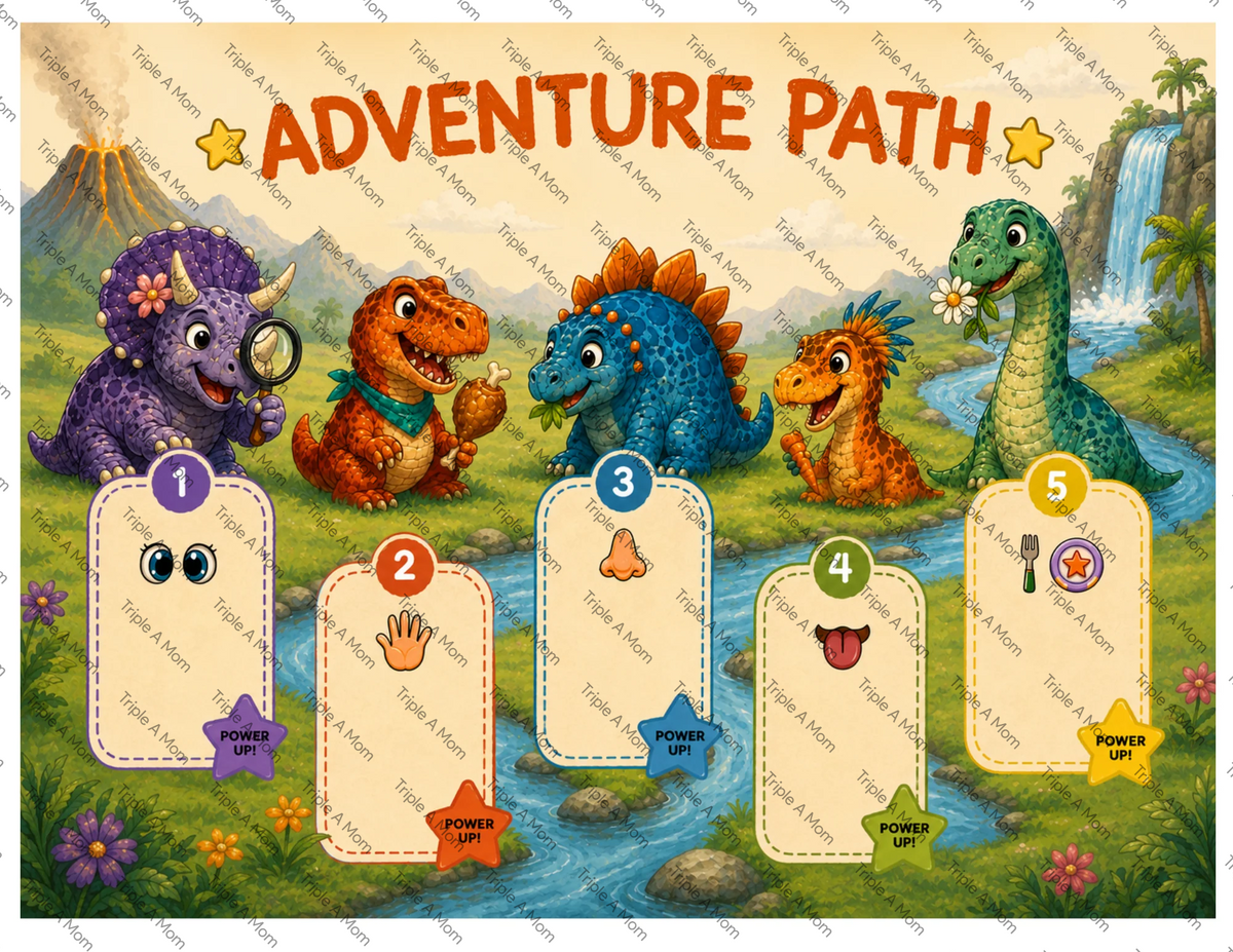 Dinner Buddies printable food exploration game for picky eaters (preview 2 of 5)