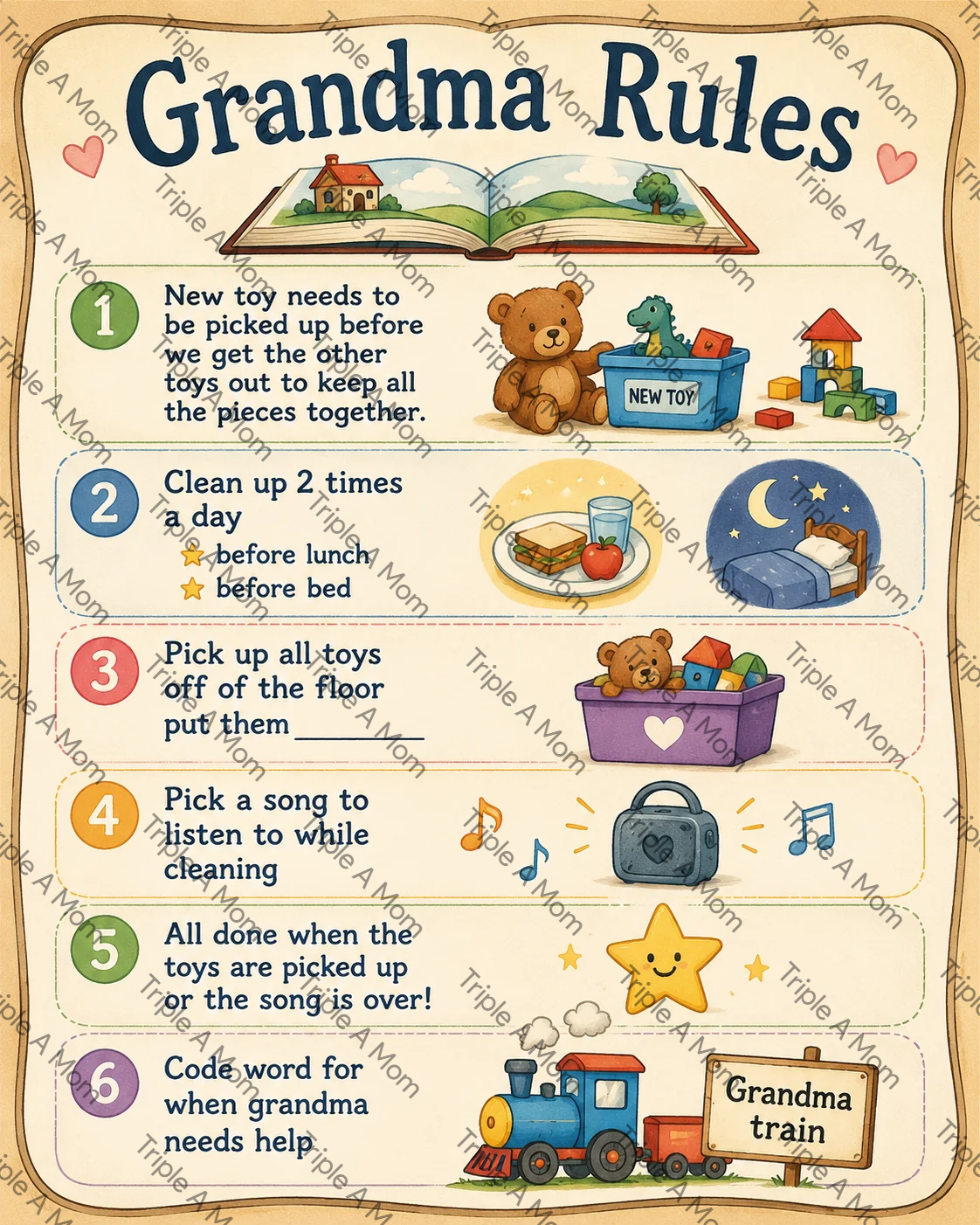 Example of a Made for My Kid custom visual support (preview 5 of 7)